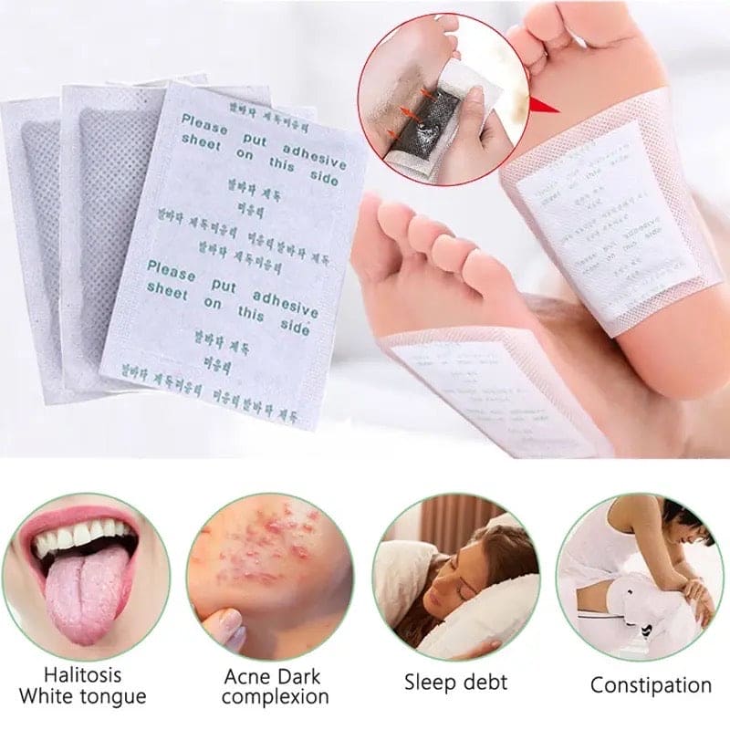 10 Pcs Foot Detox Patch, Detoxification Foot Sticker, Kinoki Detox Foot Patches 10 Pcs Foot Detox Patch, Detoxification Foot Sticker, Kinoki Detox Foot Patches